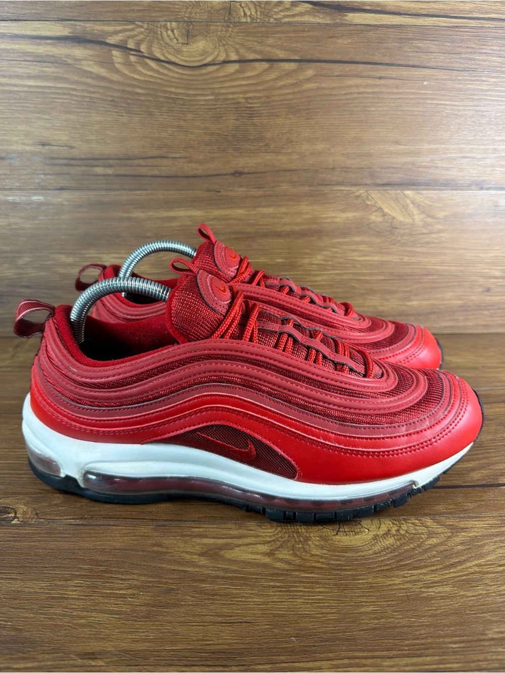 Nike Air Max 97 Triple Red Athletic Sneakers Women’s Size 11 Shoes